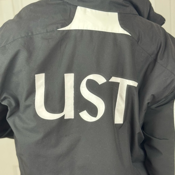 Puma Vintage Performance Jacket Black and White Full-Zip Size Medium - Picture 6 of 17